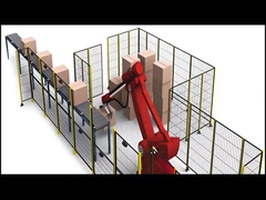 Cercas de malla de alambre industrial de acero y metal cercas de seguridad de robots soldados 1.8M