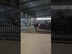 Puerta tubular de acero de alta gama, simple y elegante Puerta de 2m*1.8m