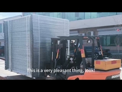 6x10 pies Removible Plata Blanco Enlace de Cadena Temporal Valla