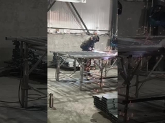 Rejilla de protección de acero de zinc 2M * 1.5M Rejilla de tratamiento anticorrosión estilo simple negro