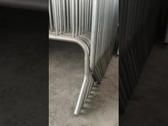 Barrera de control de multitudes portátil para cercas de acero de conciertos vocales