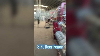Los ciervos fuertes cercan la malla de alambre galvanizada de 8 pies de altura