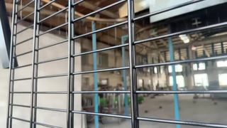 Malla verde duradera de la valla de seguridad anti de la subida 358