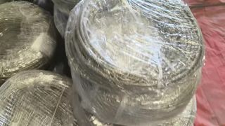 Protección contra caídas de lámpara de malla de alambre de cuerda de acero inoxidable
