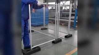 Instalación rápida de valla de seguridad del sitio