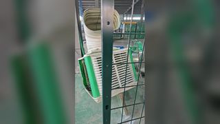 Valla de seguridad 3D en forma de V Cercado de jardín duradero