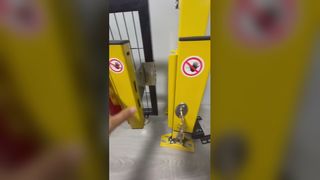 Solución de seguridad de almacén de valla de seguridad de robot industrial