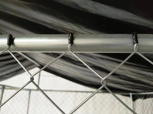 Galvanized Heavy Duty Metal Dog Kennel Outdoor 2x2x3M Chain Link Large Dog Run Kennel