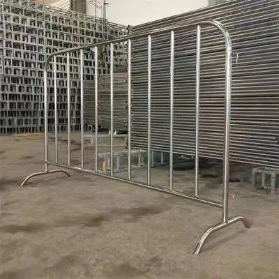 1.1x2.1M Temporary Road Traffic Crowd Control Barrier Portable Metal Barrier