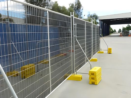 Galvanized Removable Temporary Fence Welded Wire Mesh Fence Panel 2400x2100MM