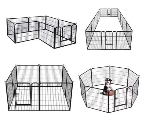 5FT Welded Dog Kennel Outside Playpen PET Cage Dog Backyard Kennel