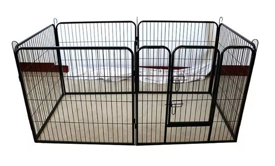 6pcs Folding Portable Metal Dog Playpen Puppy Outdoor Fence Kennel