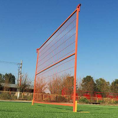 Power Coated Movable Temporary Fence 6x10ft Welded Fencing Simple Structure