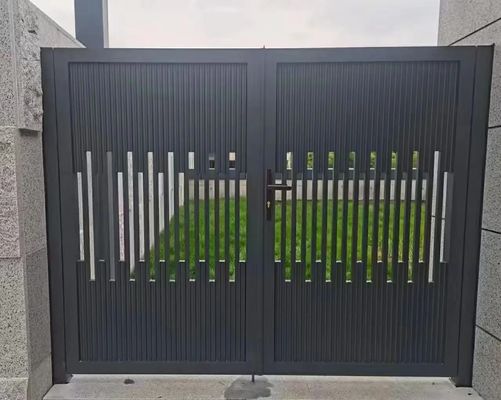 European Design 10FT Tubular Steel Gate Customized Decorative Iron Fencing