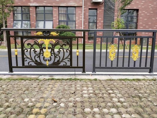 Outdoor Pipe Tubular Steel Fence Gate 10FT Decorative Fence Gate