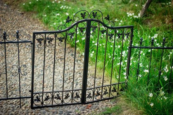 Waterproof 5FT Tubular Steel Fence Gate Welding Steel Matting Fence