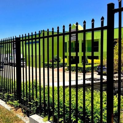 1.5M Hot Dipped Galvanized Metal Steel Fence Tubular Picket Fence