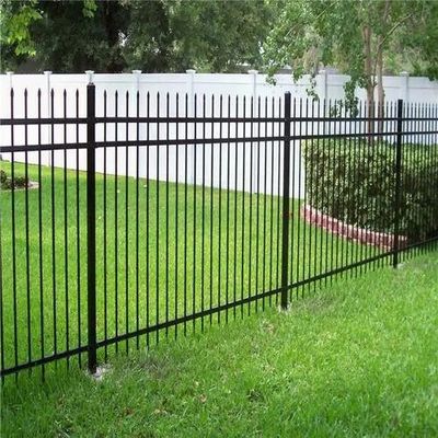 1.5M Hot Dipped Galvanized Metal Steel Fence Tubular Picket Fence