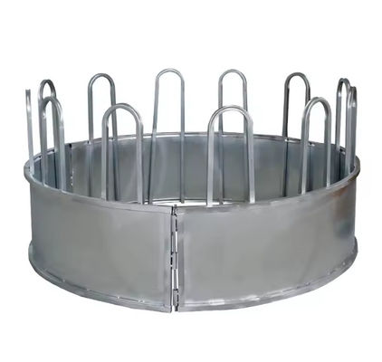 6 Rails Welded Cattle Feeder Panels Galvanized Metal Livestock Fence