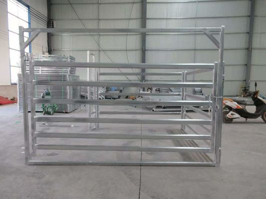 5 Rails Livestock Panel Fence Steel Horse And Cattle Fence Horse Sheep Stockyard