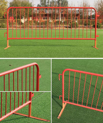 Metal Crowd Control Barriers 1.2M Galvanized Crowd Control Barricade