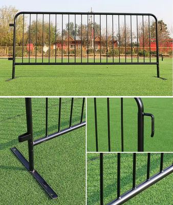 Metal Crowd Control Barriers 1.2M Galvanized Crowd Control Barricade