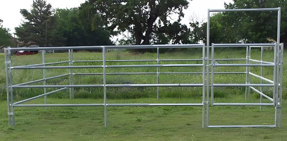 12foot Galvanized Welded Yard Fence Panel Livestock Horse Farm Fencing