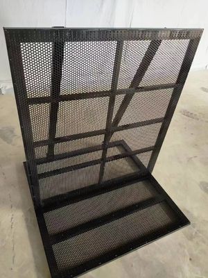 Folding 1x1M Welded Crowd Control Fence Barrier For Music Festival