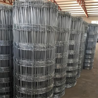 Hot Dip Galvanized Cattle Fence Panel 8 Ft Height Fixed Knot Deer Wire Mesh Fence