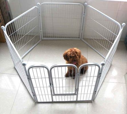 Puppy Pet Dog Play Kennel Foldable Steel Wire Dog Fence Panels
