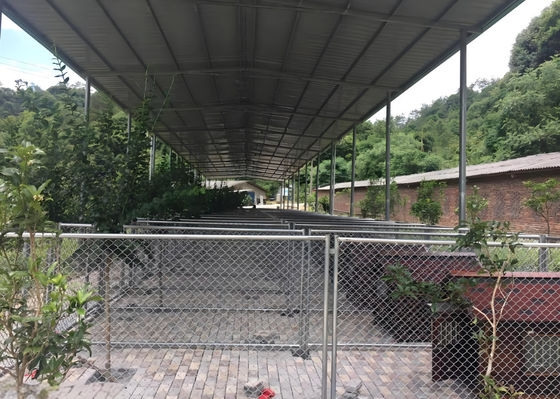 10' Large Animal Dog Cage Kennel Hot Dipped Galvanized Chain Link Kennel