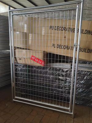 1.5x2M Easy To Install Galvanized Outdoor Dog Kennel Metal Dog Cage