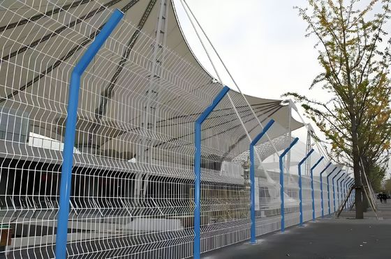 1530MM High 3D Welded Wire Fence , PVC Coated Welded Mesh Fencing