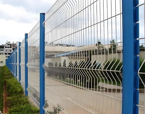 Decorative V Mesh Security Fence Welded Wire Mesh 1800mm Highway Fence Panel