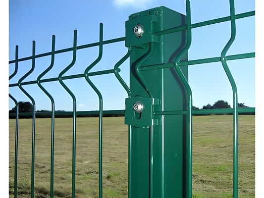 1530MM High 3D Welded Wire Fence , PVC Coated Welded Mesh Fencing