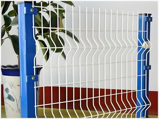 Metal Iron Free Anti Theft V Mesh Security Fence Galvanized 3D Wire Mesh Fence