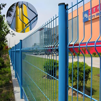 Triangle Welded V Mesh Security Fence  1500mm Outdoor Galvanized Welded Wire Garden Fence