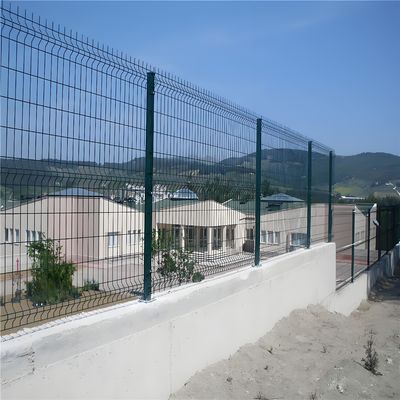 Galvanized V Mesh Security Fence Welded Wire Mesh Panel Fence For School Playground