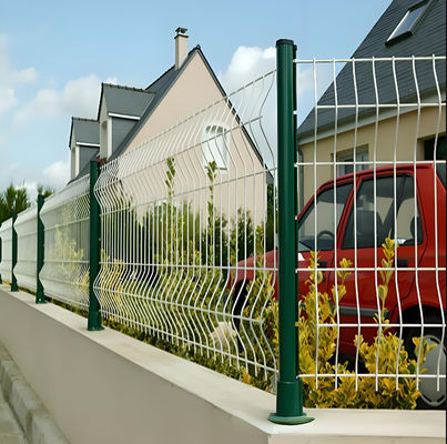 Metal Iron Free Anti Theft V Mesh Security Fence Galvanized 3D Wire Mesh Fence