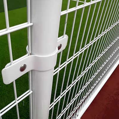 Powder Coated 2D Double Wire Fence Black 868 Mesh Fence Panel