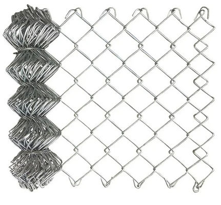 Various Height Q195 Galvanized Steel Chain Link Fencing Customized Length Security