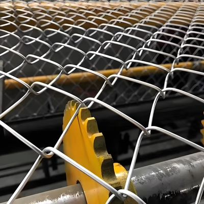 5MM Powder Coated Security Fencing Blue Roll Chain Link Diamond Mesh Fencing Net