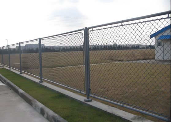 Steel 10 Ft Chain Link Fence Gate Assembled Sustainable Chain Link Security Fence