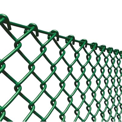 15M Chain Link Wire Mesh Fence Hot Dip Galvanized Diamond Roll