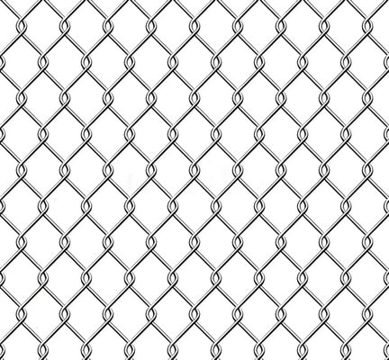5MM Powder Coated Security Fencing Blue Roll Chain Link Diamond Mesh Fencing Net