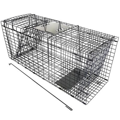 24x7x8'' Folded Live Cat Trap Cage Humane Large Live Animal Cage