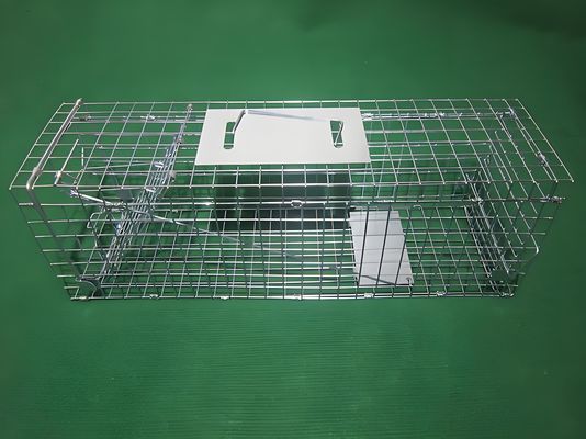 24x7x8'' Folded Live Cat Trap Cage Humane Large Live Animal Cage