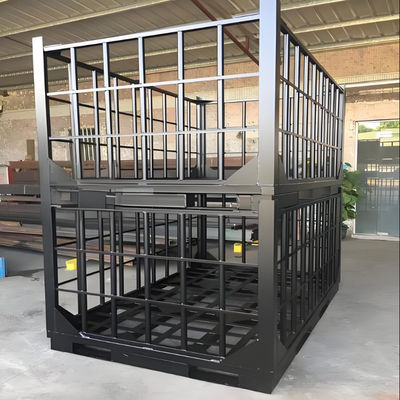 Two Door Animal Trap Cage 2.2M Collapsible Large Wild Animal Cage For Boar Wolf Fox