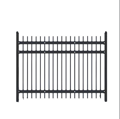 Durable Antioxidant-Resistant Yard Fence Tubular Steel Fence Black Fence