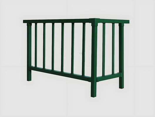 Weather-Resistant Tubular Steel Fence With Black Spear For Outdoor Performance